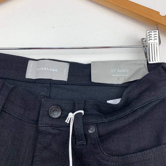 EVERLANE The Mid-Rise Skinny Crop Jeans Size 27 NWT - Picture 8 of 11